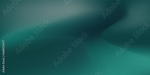 White green simple blurred gradient on dark grainy background, glowing light spot, copy space.Eps 10