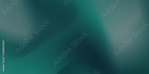 White green simple blurred gradient on dark grainy background, glowing light spot, copy space.Eps 10