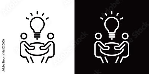 電球 アイデア 閃き ひらめき アイコン