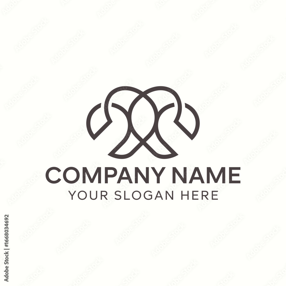 Obraz premium Modern Logo Design Template