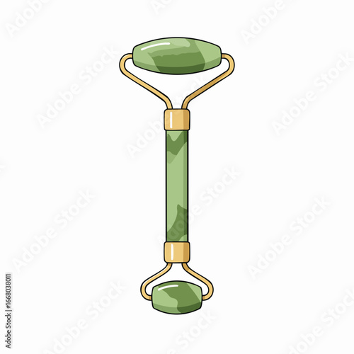 Jade Facial Roller for Gentle Skin Massage