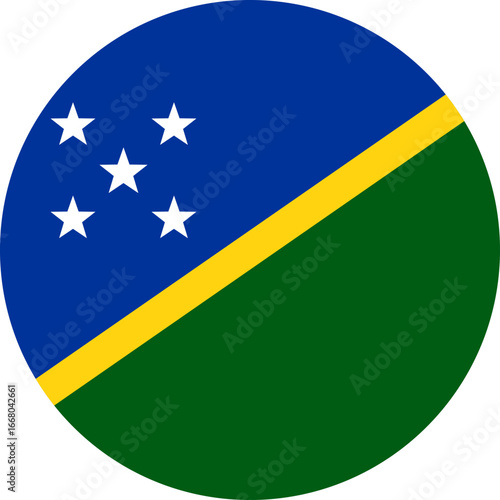 Free Download Solomon Islands flag illustrator national of round - GFXLoad