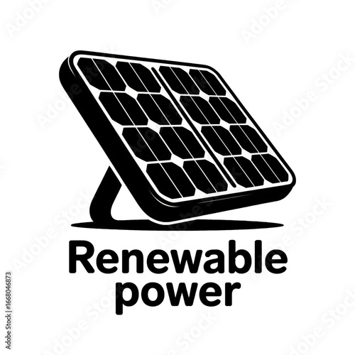 Solar panels harnessing renewable power in a sustainable energy demonstration