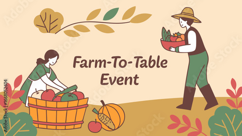 A collection of four stylized autumn leaves in warm fall colors of red, orange, and yellow.