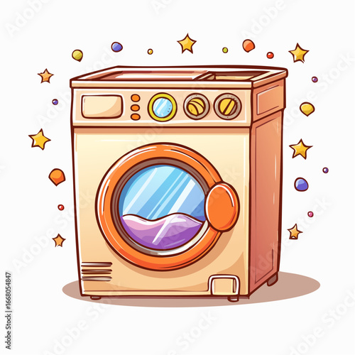 washing machine vector