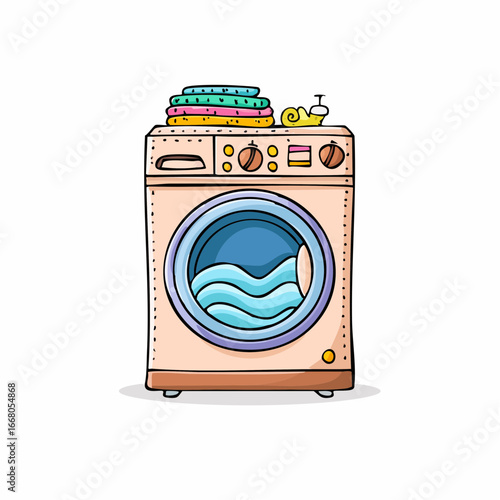 washing machine vector