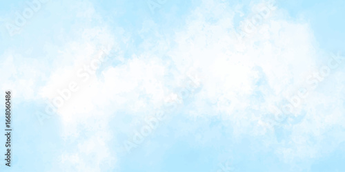  serene skyscape with gentle blue tones and soft white clouds , creating a peaceful and airy atmosphere on a bright day.