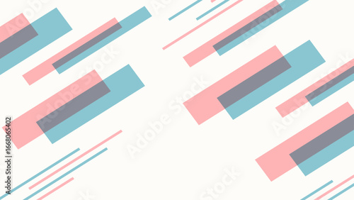 ポップでカラフルな斜めラインの抽象背景ベクター素材
