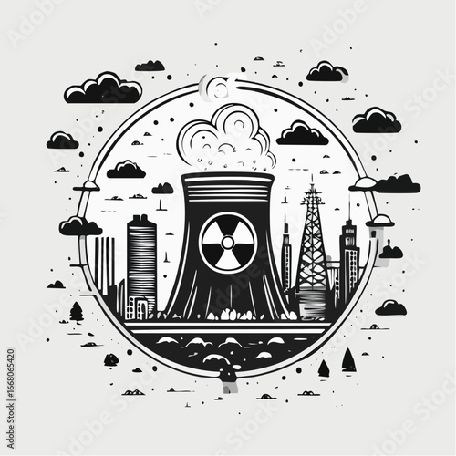 Nuclear area illustration