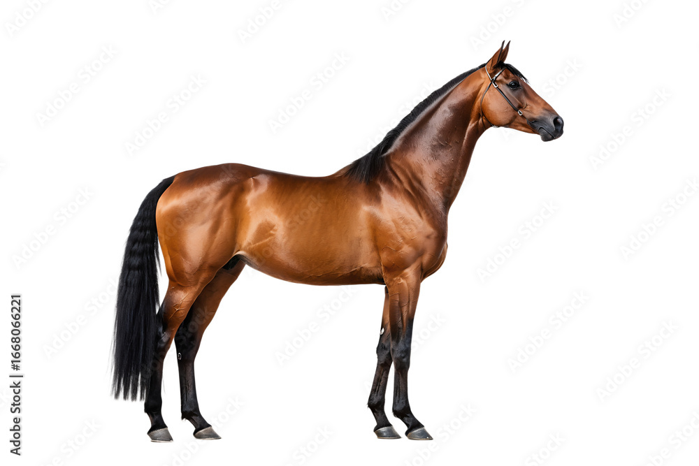 Obraz premium Majestic Chestnut Horse A Stunning Profile Photography