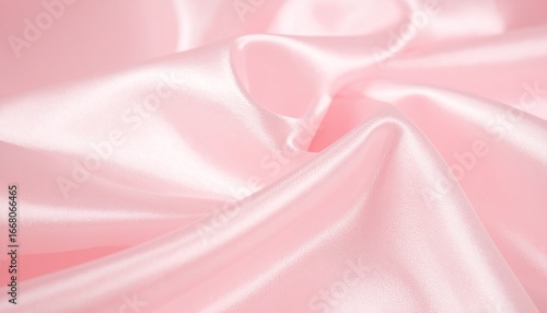light pink satin fabric with folds photography