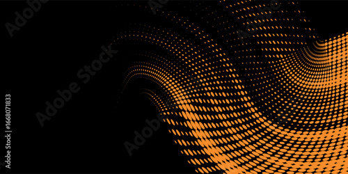 orange black brush Car sticker wrap pattern banner abstract sporty lines black orange color combination grunge brush modern pattern racing motorsport vector design.