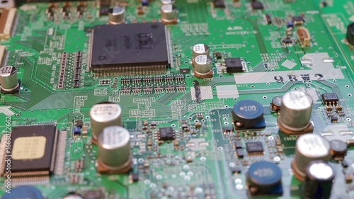 Sendai, Miyagi Prefecture, August 26, 2025. ice melting on a circuit board, symbolizing hardware fragility, environmental risks, and the irreversible nature of technological and ecological challenges.