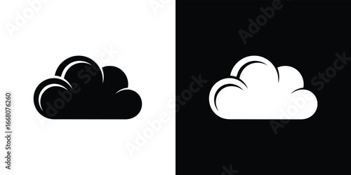 Cloud Design, Weather Icon, Fluffy Shape, Abstract Form, Meteorology Element