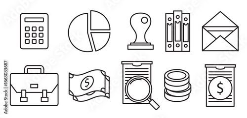 Bookkeeping vector illustration
