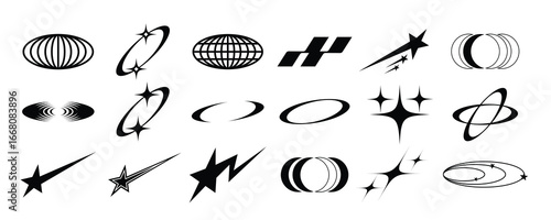 brutalist abstract geometric shapes and grids brutal modern