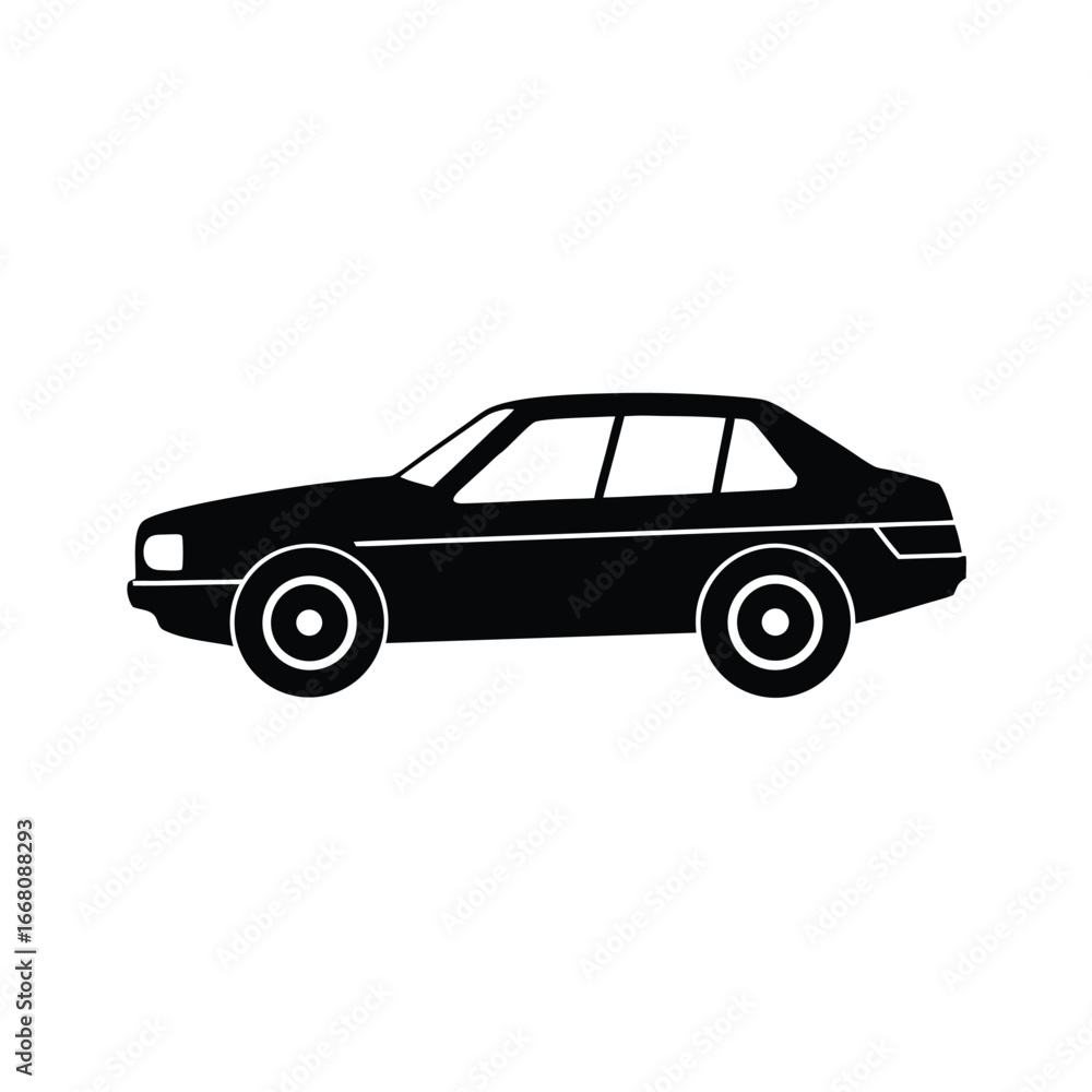 black car isolated on white background black car isolated on white background