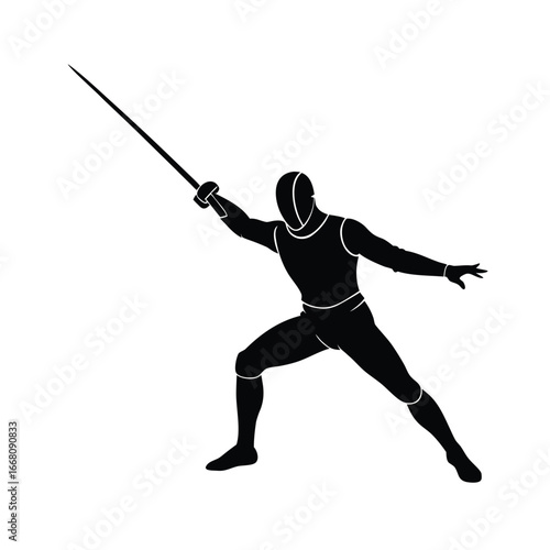 vector silhouette of a man