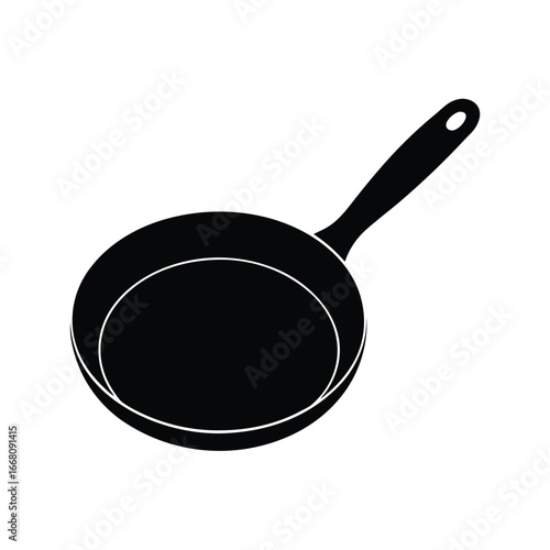 frying pan isolated on white background