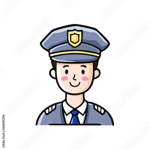 police officer vector illustration