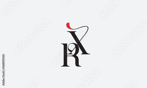 RX, XR, R , X , Abstract Letters Logo Monogram	