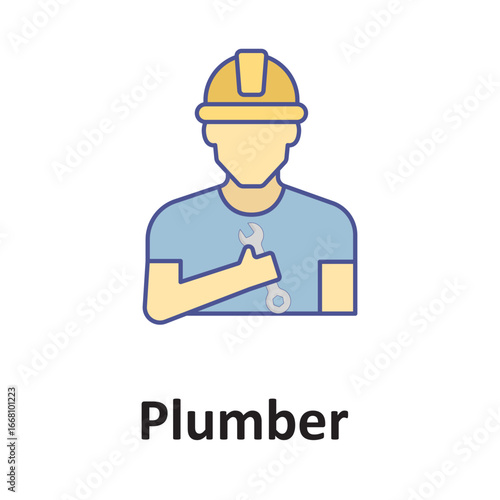  plumber Vector Icon which can easily modify or edit