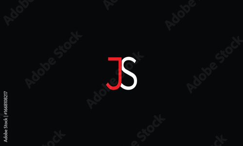 SJ, JS, S ,J Abstract Letter Logo Monogram