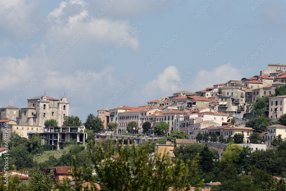 Obraz premium Panoramic view of Arce village in Lazio, Italy