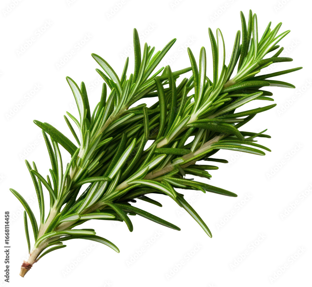 Fototapeta premium PNG Herbs rosemary plant white background ingredient.