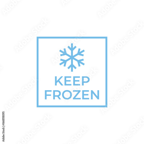 Thermometer and Snowflake Cold Warning Sticker