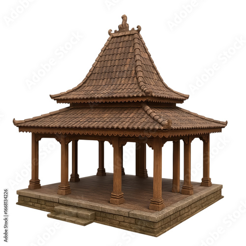 traditional chinese pavilion in china