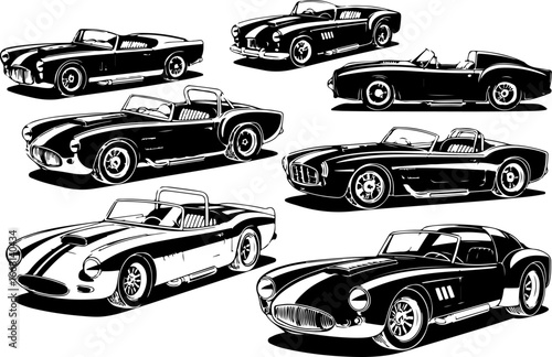Classic Convertible Sports Cars Collection