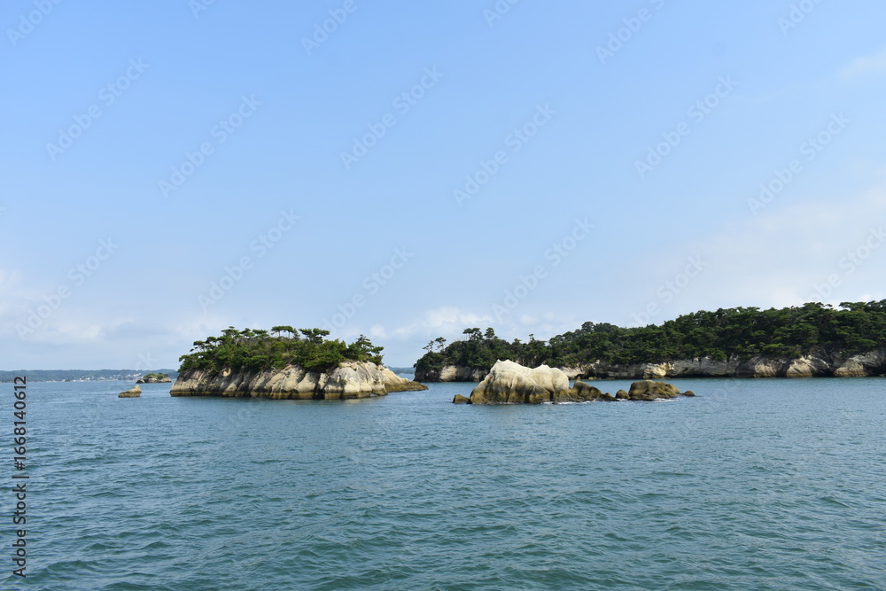 Obraz premium 日本三景 松島周辺の風景
