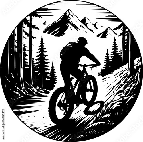 Mountain Biking Adventure Vector Bundle