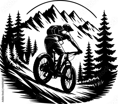 Mountain Biking Adventure Vector Bundle