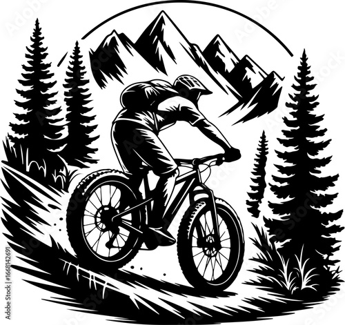 Mountain Biking Adventure Vector Bundle