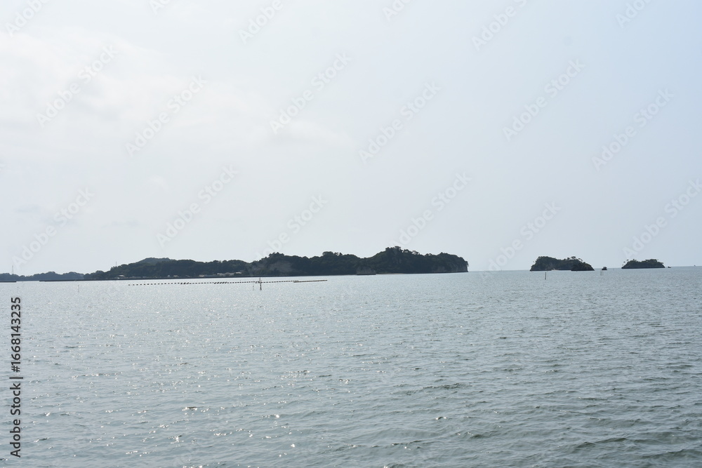 Naklejka premium 日本三景 松島 周辺の風景