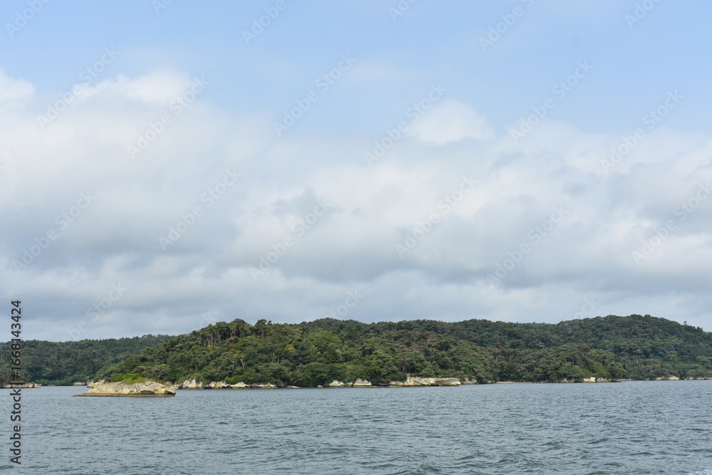 Naklejka premium 日本三景 松島 周辺の風景