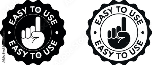 Simple and clear symbol indicating ease of use and simplicity.