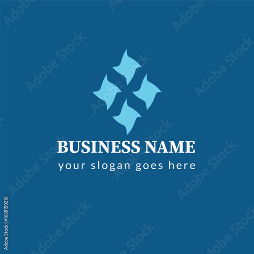 Typography Logo with Golden Ratio Grid