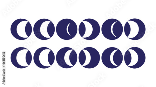 Celestial phases dynamic moon cycle visualization astronomical phenomena cosmic event natural orb transition sky study