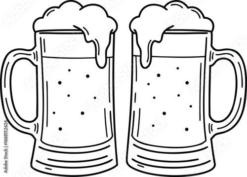 mug with beer