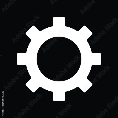 Business Gear Process Minimalist Design