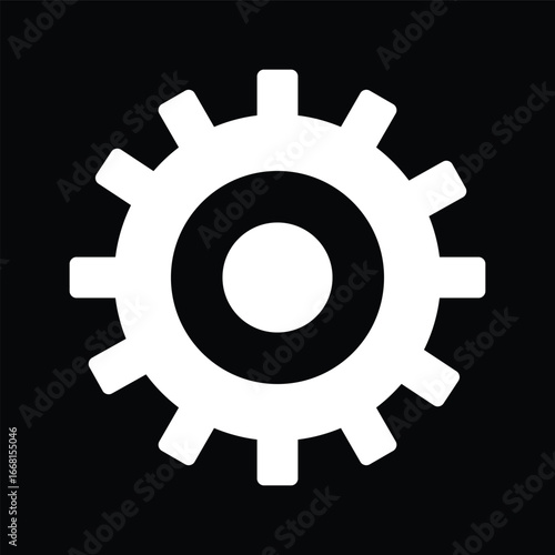 Business Gear Process Minimalist Design