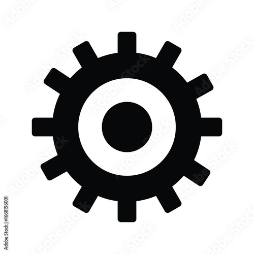 Business Gear Process Minimalist Design
