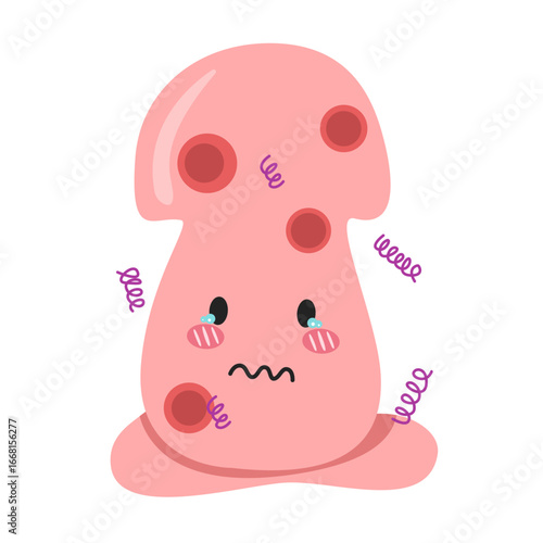 syphilis symptoms. syphilis disease concept