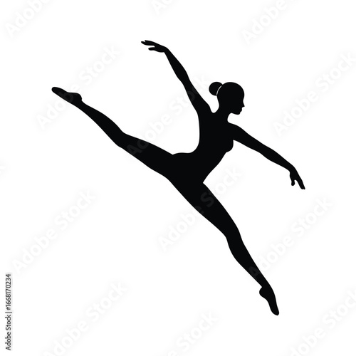gymnastics silhouette, gymnast figure art, gymnastics clipart, sports gymnastics design, acrobat silhouette vector
