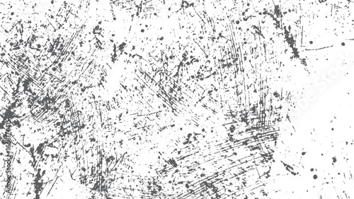 Grainy dust scratched frame texture abstract overlay. Dirty textured frame with scratches and grunge dust. 