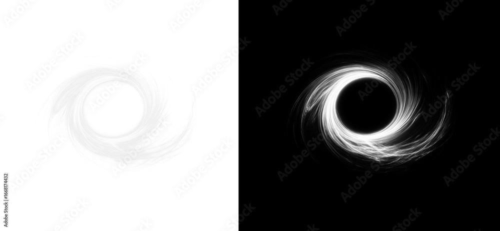 Fototapeta premium Circular Vortex PNG for Fantasy Design
