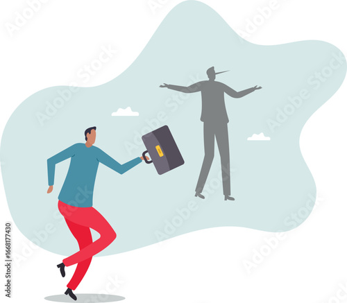 Honesty or trust, liar, fake or business fraud, integrity or telling the truth, false information, cheating or hiding the truth concept,about a man and his life.